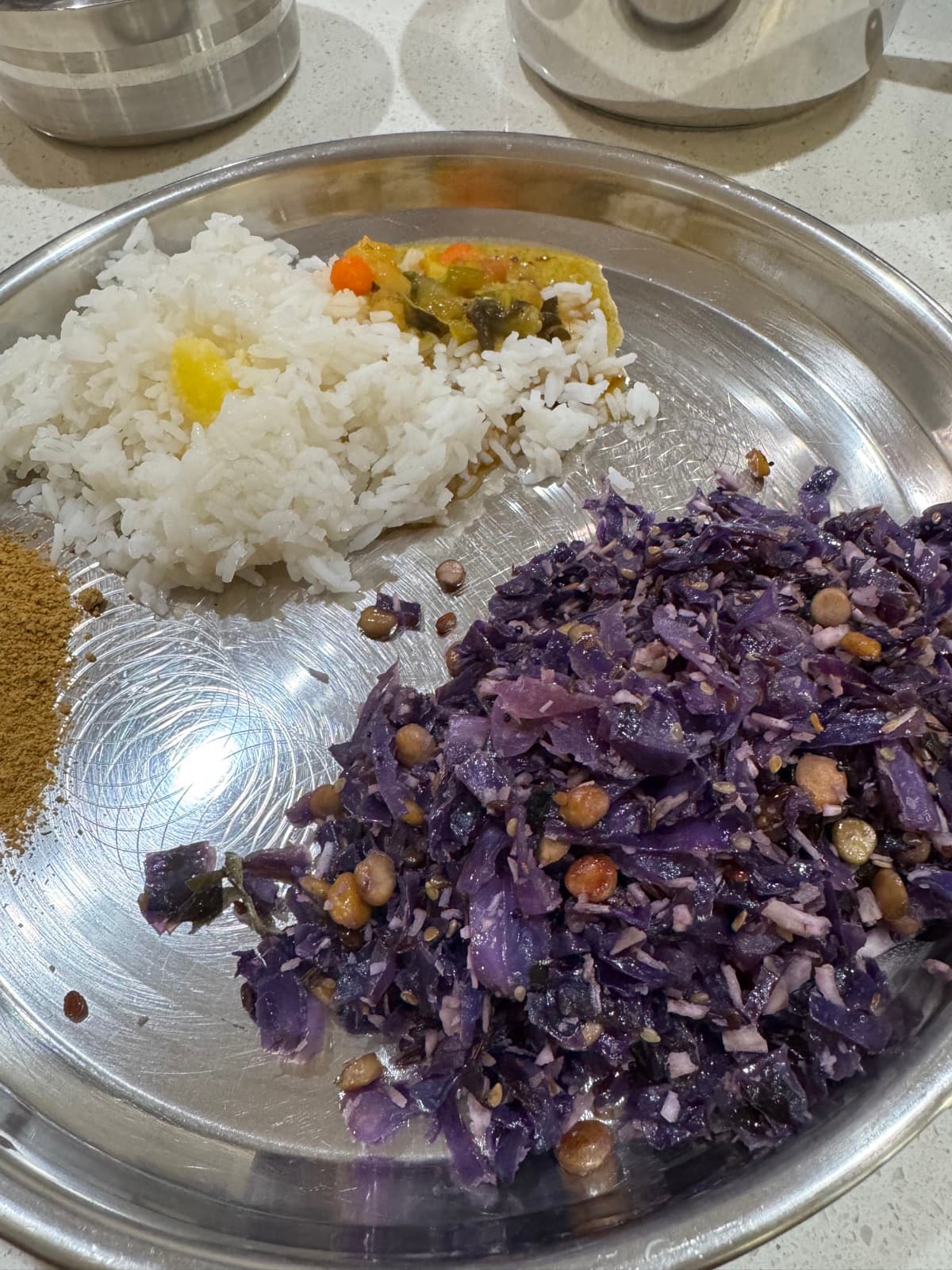 Cabbage Poriyal