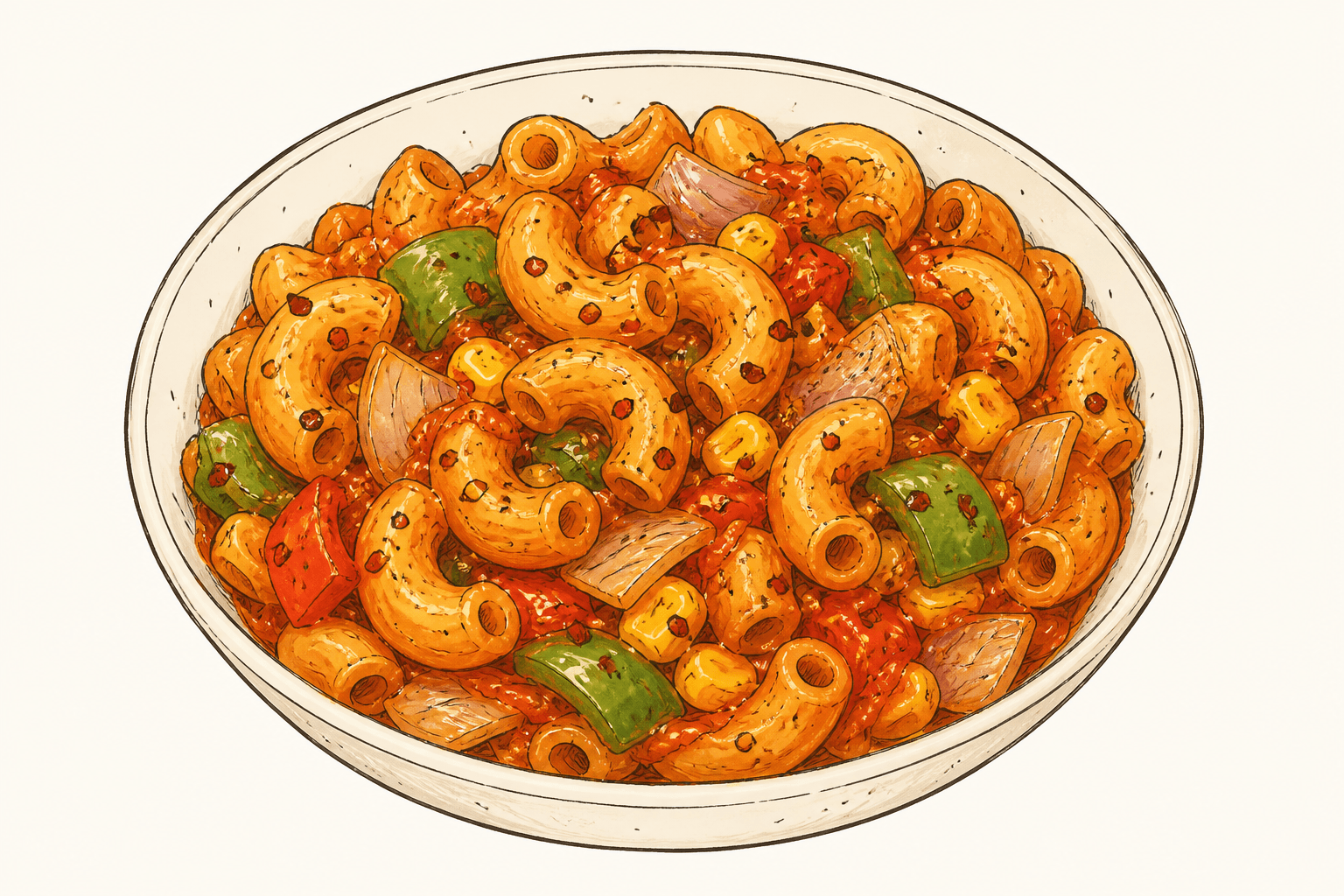 Desi Style Street Pasta