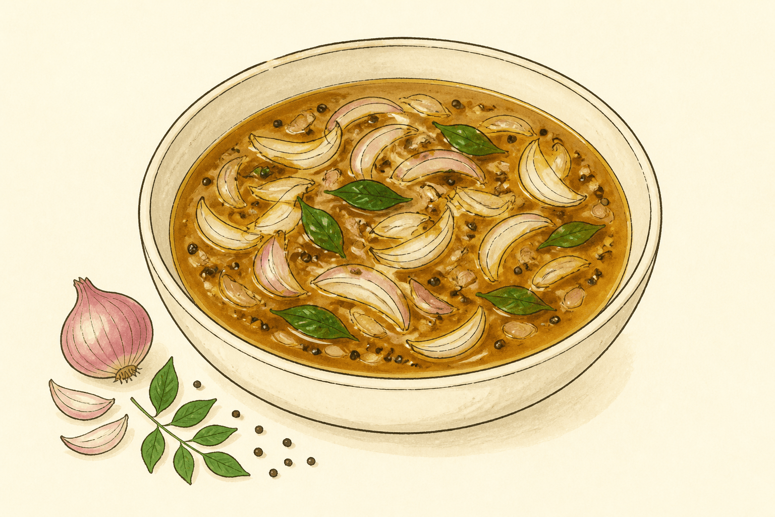 Pacchi Pulusu (Onion Tamarind Stew)