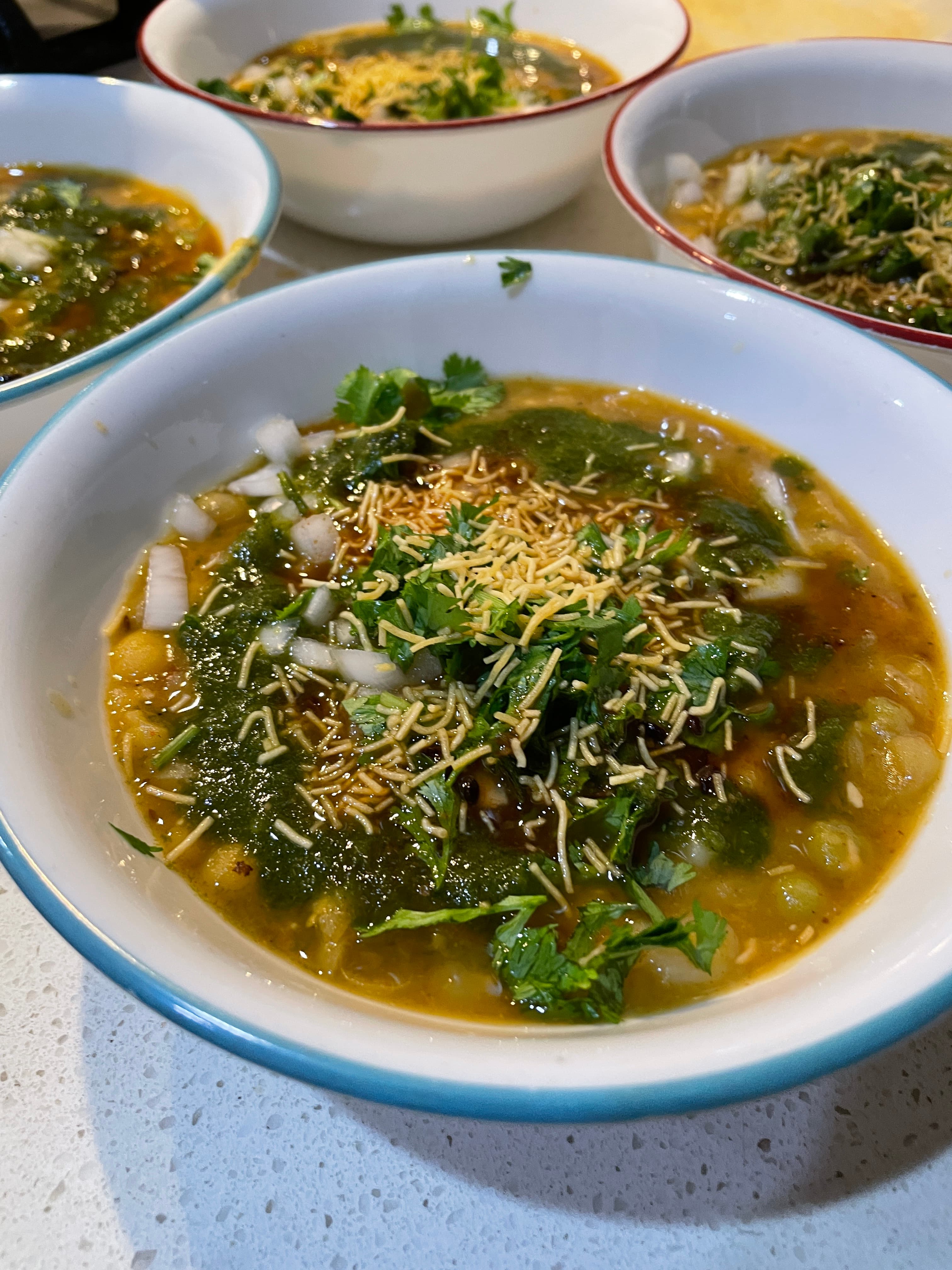 Ragada Chaat Bowl
